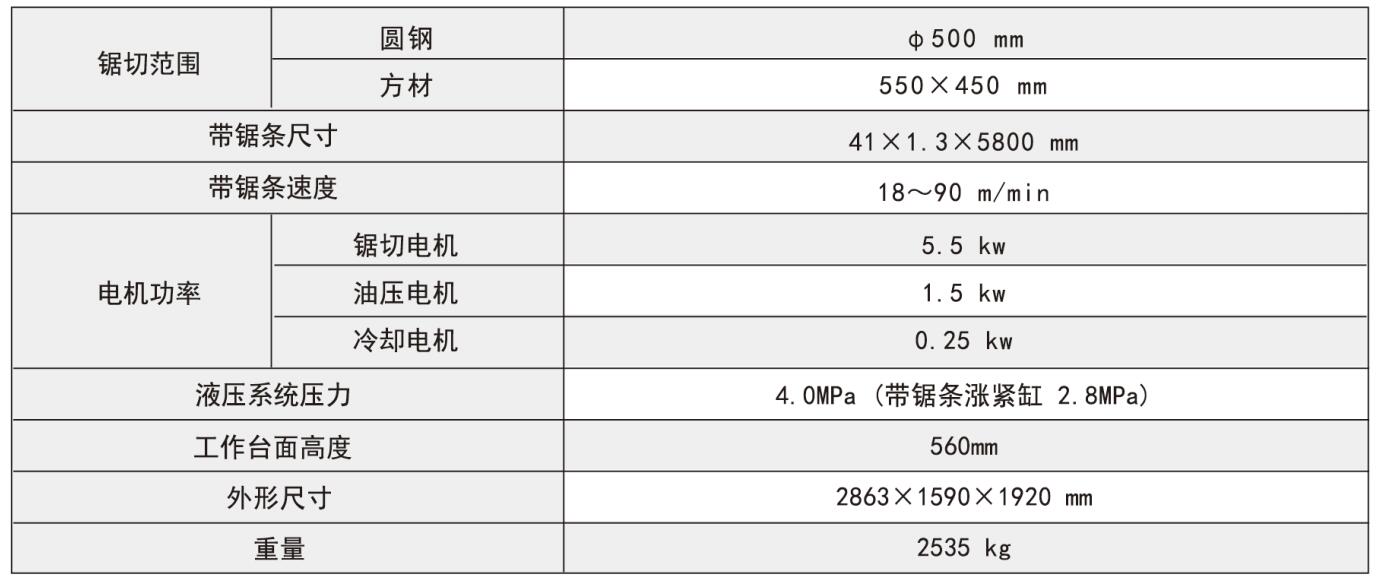 半自動帶鋸床   